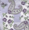 Salvrätik - 33 x 33 cm Romantic Paisley lilac