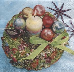 Салфетка для декупажа - 33 x 33 cm Colourful Christmas ― VIP Office HobbyART