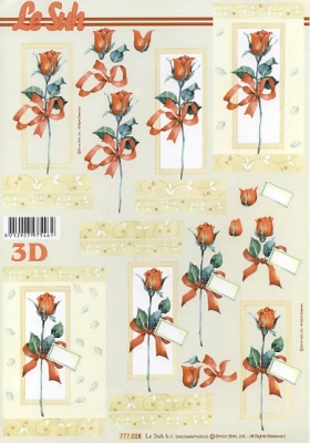 Decoupage paper 3D A4 777-028 ― VIP Office HobbyART