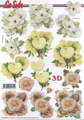 Decoupage paper 3D A4 777-378 ― VIP Office HobbyART