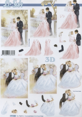 Decoupage paper 3D A4  LeSuh 777-560 ― VIP Office HobbyART