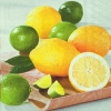 Салфетка для декупажа L-572600 33 x 33 cm LEMON FRESH