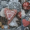 Napkin - 33 x 33 cm Lovely X-mas