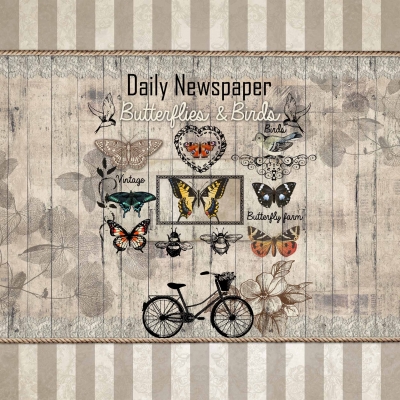 Салфетка для декупажа NV-74913 33 x 33 cm Daily Newspaper  ― VIP Office HobbyART