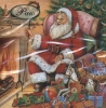 Napkin - 33 x 33 cm Nostalgic Santa