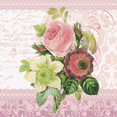 Салфетка для декупажа SDL-076200 33 x 33 cm Monica ― VIP Office HobbyART