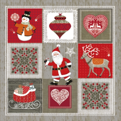 Salvrätik SDL-082100 33 x 33 cm Christmas Pictures  ― VIP Office HobbyART