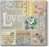 Салфетка для декупажа SDL-084500 33 x 33 cm Love Square 