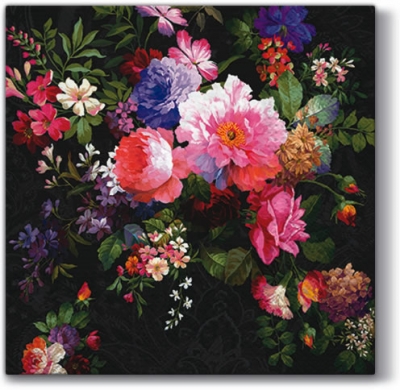 Салфетка для декупажа SDL-090200 33 x 33 cm Roses on Velvet ― VIP Office HobbyART
