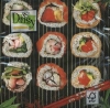 Салфетка для декупажа - 33 x 33 cm Sushi