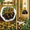 Napkin SLOG-019601 33 x 33 cm Oliven & Wein