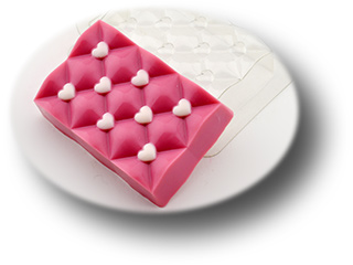 Soap mold "Сердца на подушке" ― VIP Office HobbyART