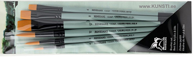 Набор кистей синтетика J106-6A 6шт Renesans ― VIP Office HobbyART