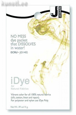 Краситель для 100% натуральных тканей Jacquard iDye Fabric Dye-1402 14 gr-Ecru ― VIP Office HobbyART