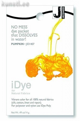 Краситель для 100% натуральных тканей Jacquard iDye Fabric Dye-1407 14 gr-Pumpkin ― VIP Office HobbyART