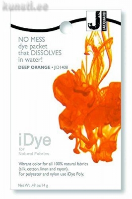 Краситель для 100% натуральных тканей Jacquard iDye Fabric Dye-1408 14 gr-Deep Orange ― VIP Office HobbyART