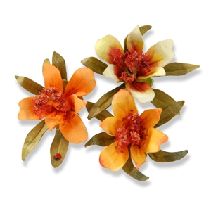 Sizzix SG thinlits dies flower mini lily ― VIP Office HobbyART