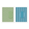 Sizzix Textured impres. embossing 2pk sassy circle labels