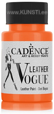Leather vogue leather paint LV-03 orange 50 ml ― VIP Office HobbyART