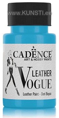 Краска по коже Cadence Leather Vogue LV-08 light turquoise 50 ml ― VIP Office HobbyART
