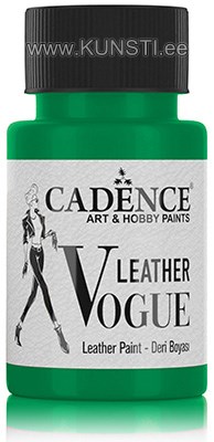 Краска по коже Cadence Leather Vogue LV-10 green 50 ml ― VIP Office HobbyART