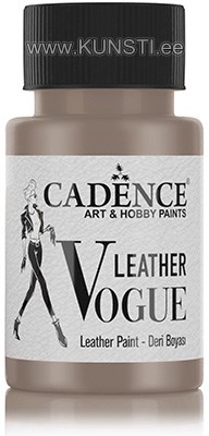 Kattev nahavärv Cadence Leather Vogue metallic LVM-08 ANTHRACITE 50 ML ― VIP Office HobbyART