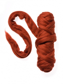 32 Merino wool 19,5 mic 50gr rust coloured ― VIP Office HobbyART