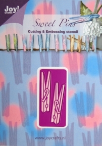 Lõiketerad Joy!Crafts Cutting & Embossing stencil - Sweet Pins 6002/0204 ― VIP Office HobbyART