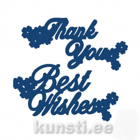 Lõikenoad Tattered Lace ACD043 Thank you best wishes ― VIP Office HobbyART