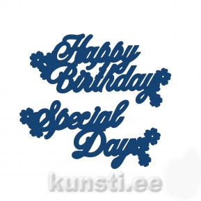 Lõikenoad Tattered Lace ACD044 Happy Birthday special day ― VIP Office HobbyART