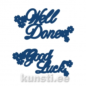 Lõikenoad Tattered Lace ACD045 Well done good luck ― VIP Office HobbyART