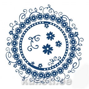 Ножи Tattered Lace ACD046 Floral interlocking die ― VIP Office HobbyART