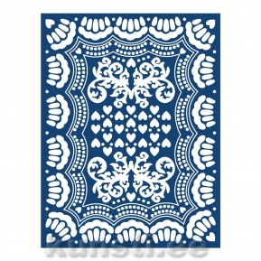 Die Tattered Lace ACD078 Victorian Rectangle ― VIP Office HobbyART