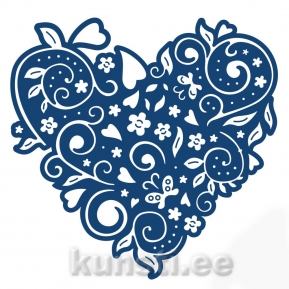 Die Tattered Lace ACD081 Flourish Heart ― VIP Office HobbyART