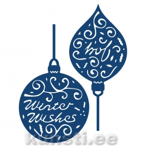 Lõikenoad Tattered Lace ACD114 Greeting baubles ― VIP Office HobbyART