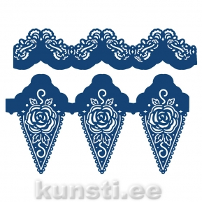 Die Tattered Lace ACD177 Chantilly Rose 1 ― VIP Office HobbyART