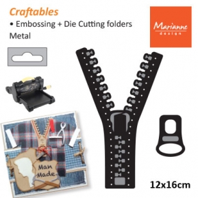 Marianne Design Craftables CR1260 zipper ― VIP Office HobbyART