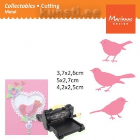 Ножи + штамп Marianne Design Collectables COL1311 birds  ― VIP Office HobbyART