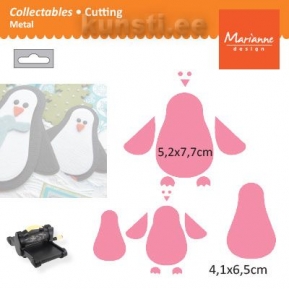 Ножи + штамп Marianne Design Collectables COL1331 penguin  ― VIP Office HobbyART