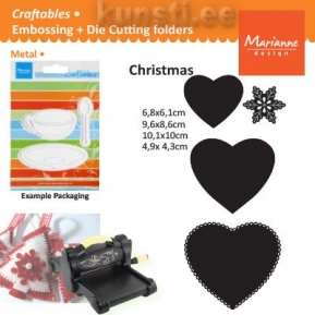 Marianne Design Craftables CR1225 heart shapes  ― VIP Office HobbyART