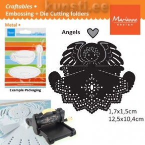 Die Marianne Design Craftables CR1232 angel with heart  ― VIP Office HobbyART