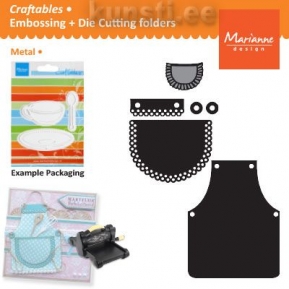 Die Marianne Design Craftables CR1246 apron  ― VIP Office HobbyART
