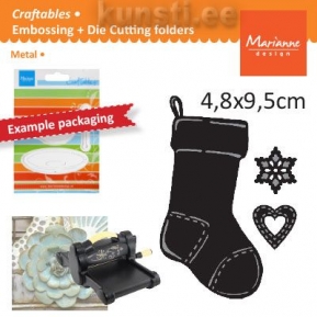 Die Marianne Design Craftables CR1256 Tiny's christmas socking  ― VIP Office HobbyART