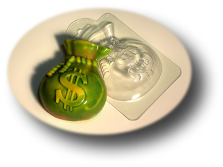Soap mold "Мешок долларов" ― VIP Office HobbyART