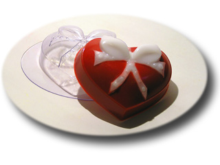 Форма для мыла "Сердце с бантиком" ― VIP Office HobbyART