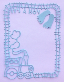 Ножи Crafty Ann FR-1 Frame It's a Boy ― VIP Office HobbyART