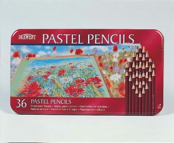Набор пастельных карандашей Pastel Pencils Derwent 36цв мет кор.   ― VIP Office HobbyART