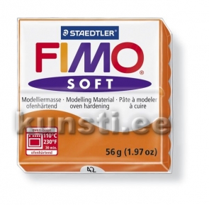 8020-42 Fimo soft, 56гр, оранжевый ― VIP Office HobbyART