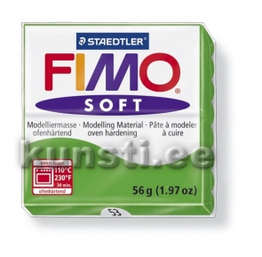 8020-53 Fimo soft, 56гр, зелёный ― VIP Office HobbyART