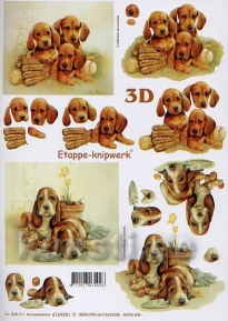 Decoupage paper 3D A4  LeSuh 4169251 ― VIP Office HobbyART